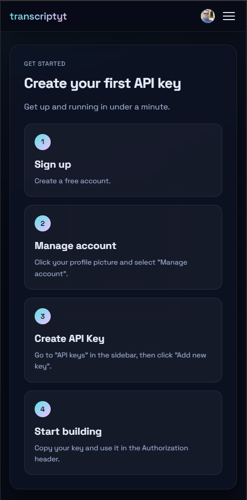 transcriptyt screenshot 2